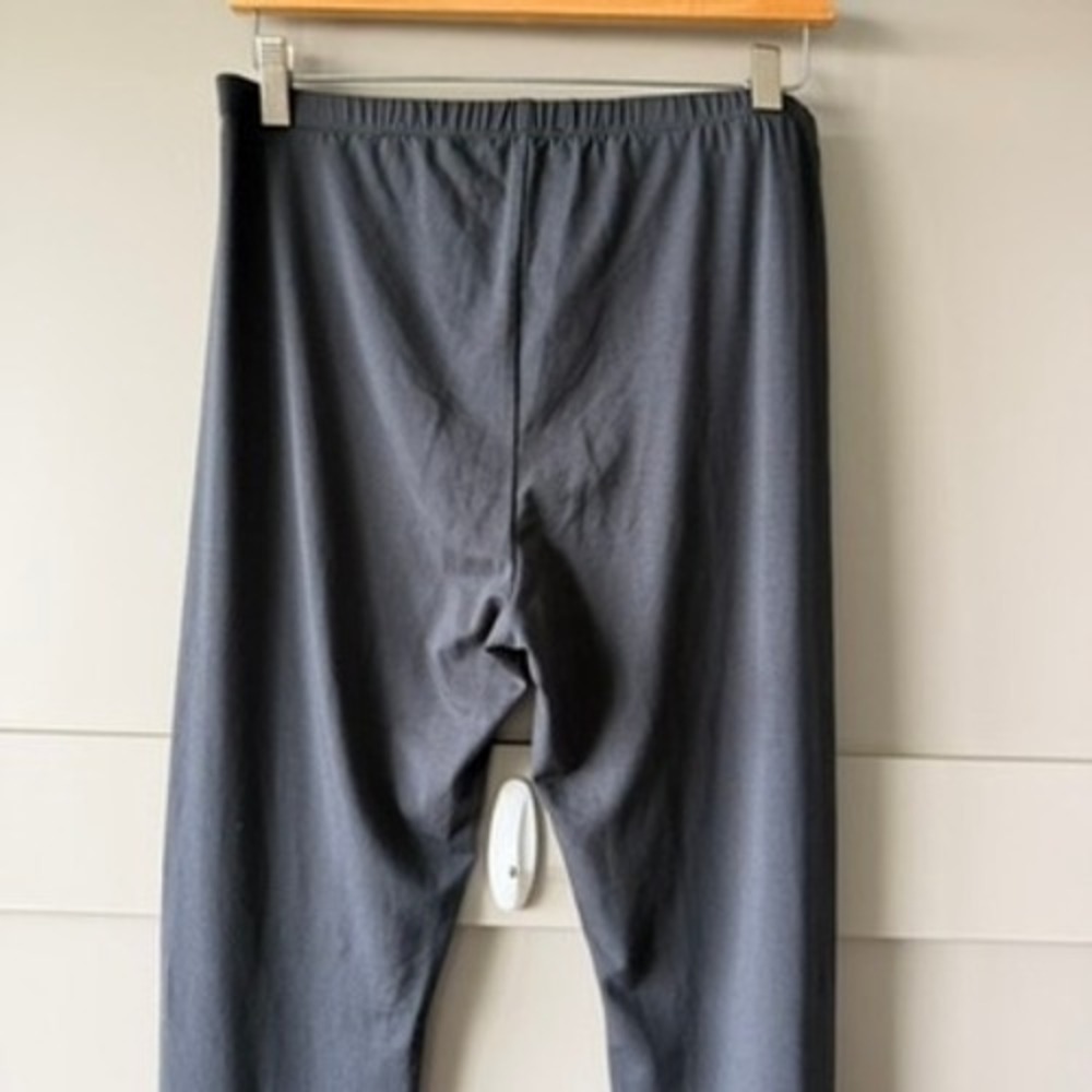 Eileen Fisher Jersey Ankle Leggings Womens M Graphite Gray NWT $98 P0031M - Picture 12 of 13